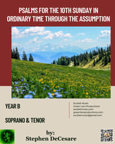 Psalms for the 10th Sunday in Ordinary Time through the Assumption Vocal Solo & Collections sheet music cover